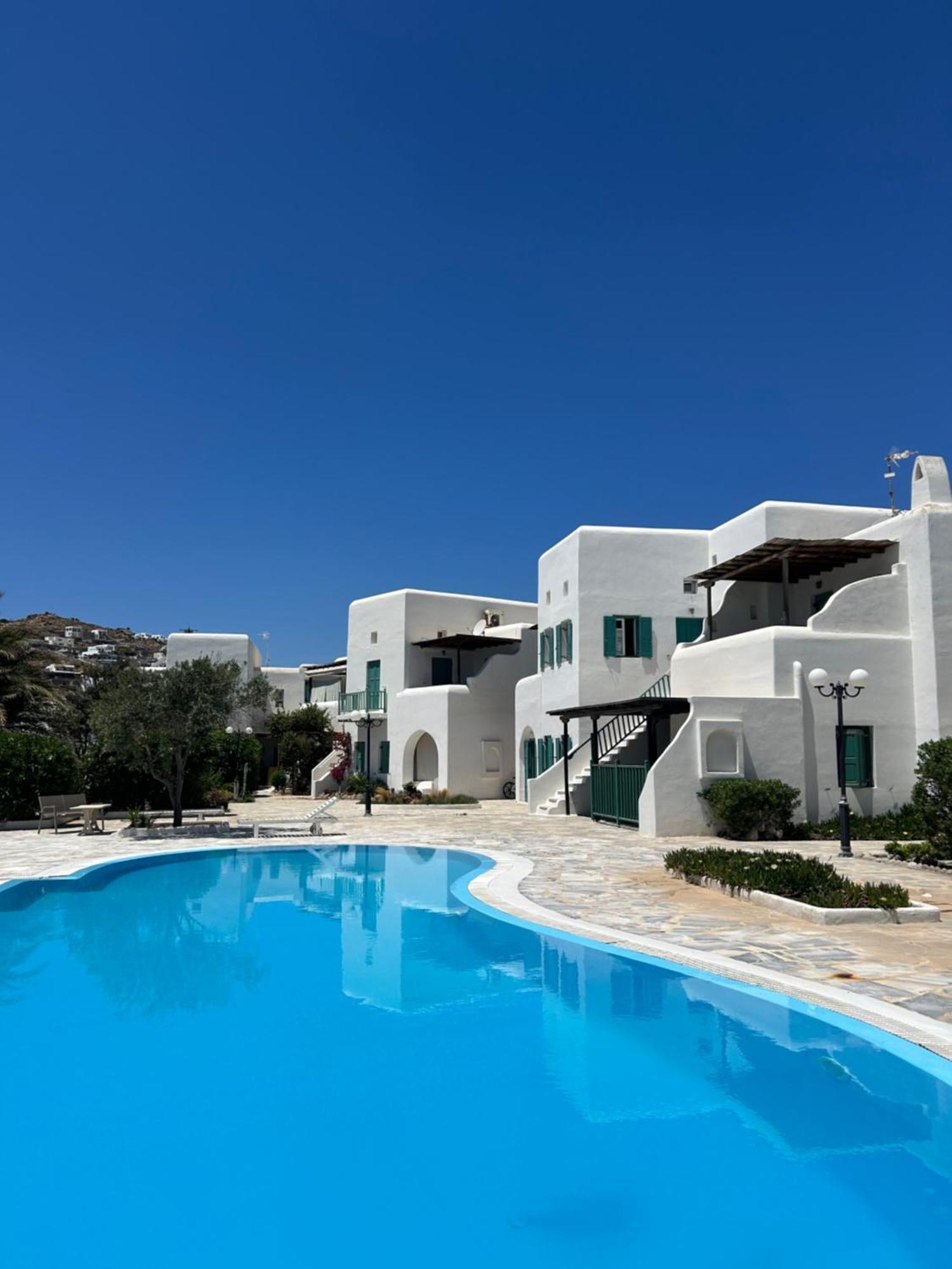 Luxury House With Swimming Pool In Ornos Mykonos Villa Exterior photo